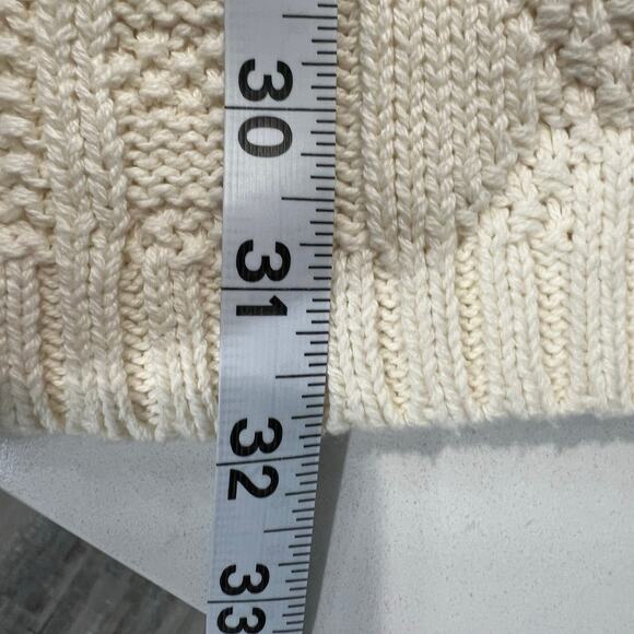 Vintage Woolrich Cable Knit Tunic Sweater Made In USA Women’s M Cotton NEW NOS - Picture 13 of 15